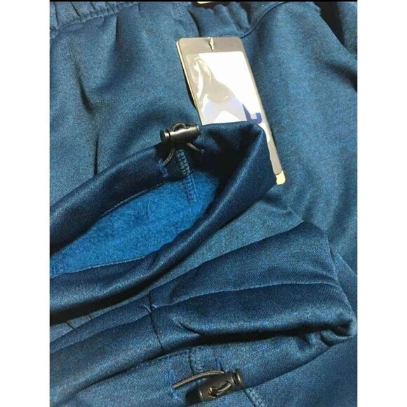 AND1 Basketball Pants Blue Pockets Media Pocket Adjustable Waist and Cuff Differ - Picture 3 of 10